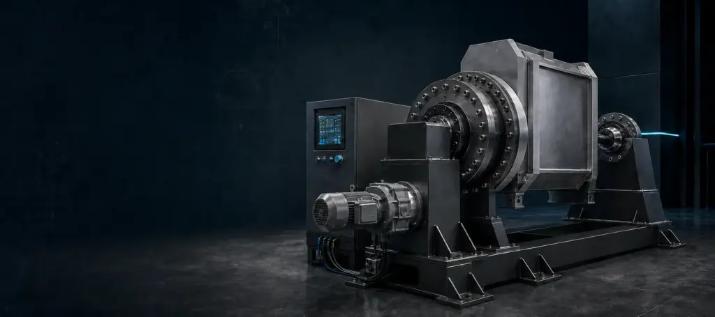 Schwenkantrieb mit 400V-Motor & Frequenzumrichter